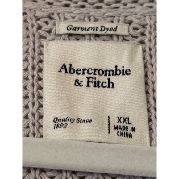 Abercrombie & Fitch XXL Garment-Dyed Knit Open front Cardigan Womens - Picture 4 of 9